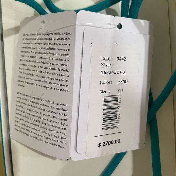 CELINE - Nano Luggage bag in drummed calfskin Black - Picture 5 of 5